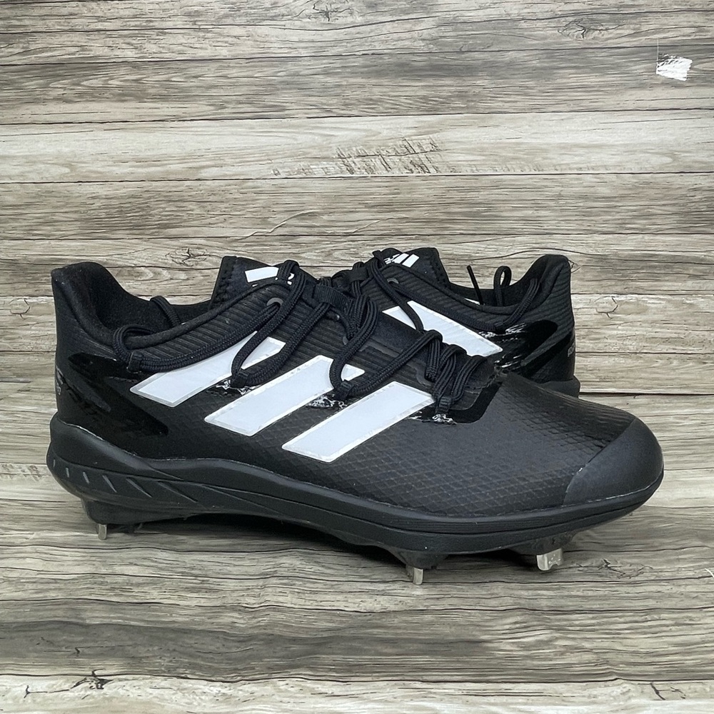 Adidas Adizero Afterburner 8 Baseball Cleats Black White Mens Size 8.5 FZ4217